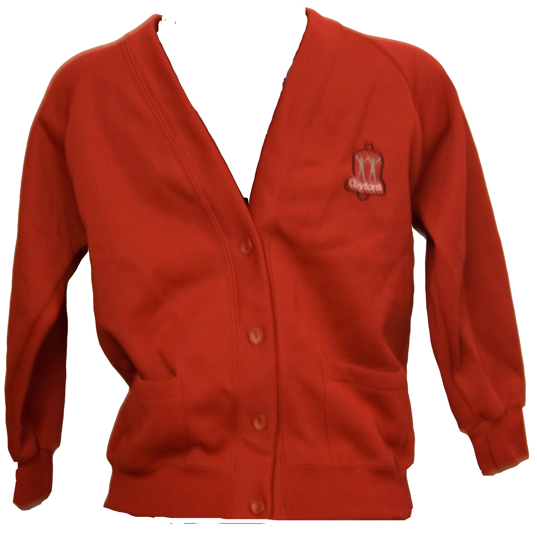Claytons School Cardigan: Red