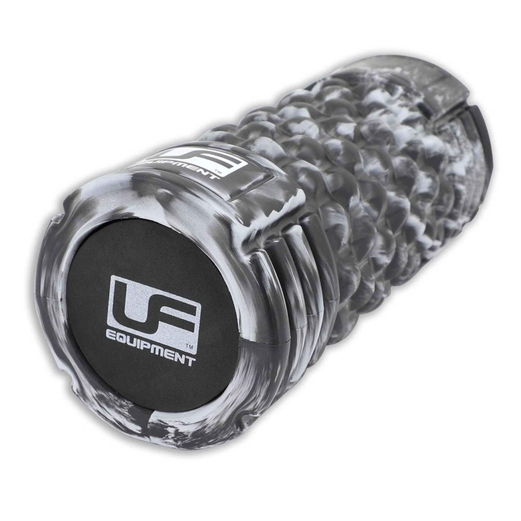 Urban Fitness 2 in 1 Massage Roller Set 14cm x 32cm: Black/Silver