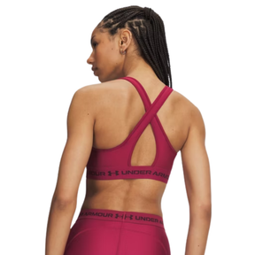 Under Armour Crossback Mid Women's Sports Bra: Claret/Ox Blood