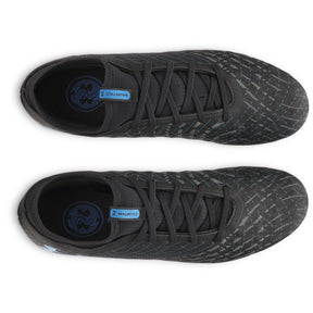 Under Armour Magnetico Select 5 FG Football Shoes: Black/Castlerock/Blue