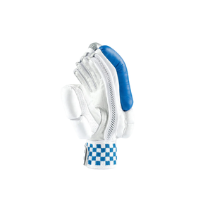 Gray Nicolls GN100X Batting Gloves: White/Blue