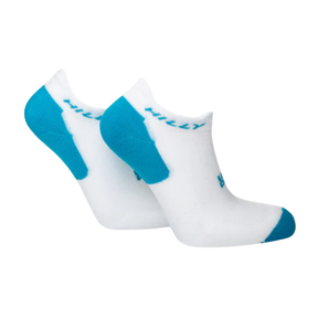 Hilly Womens Active Socklet Min: White/Black/Peacock