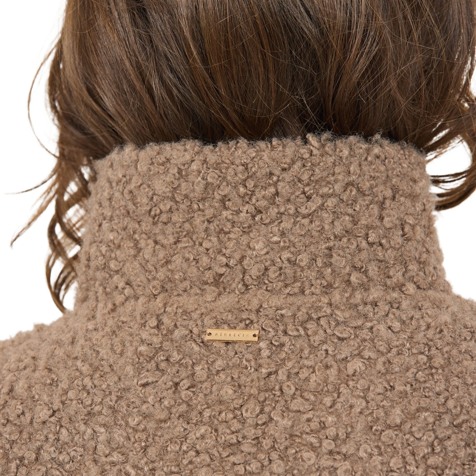 Athlecia Florrie Half Zip Womens Sherpa: Walnut