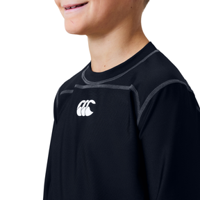 Canterbury Junior Baselayer Top Long Sleeve Top: Black