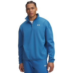 Under Armour Quarter Zip Men's Fleece: Aegen Blue/Black