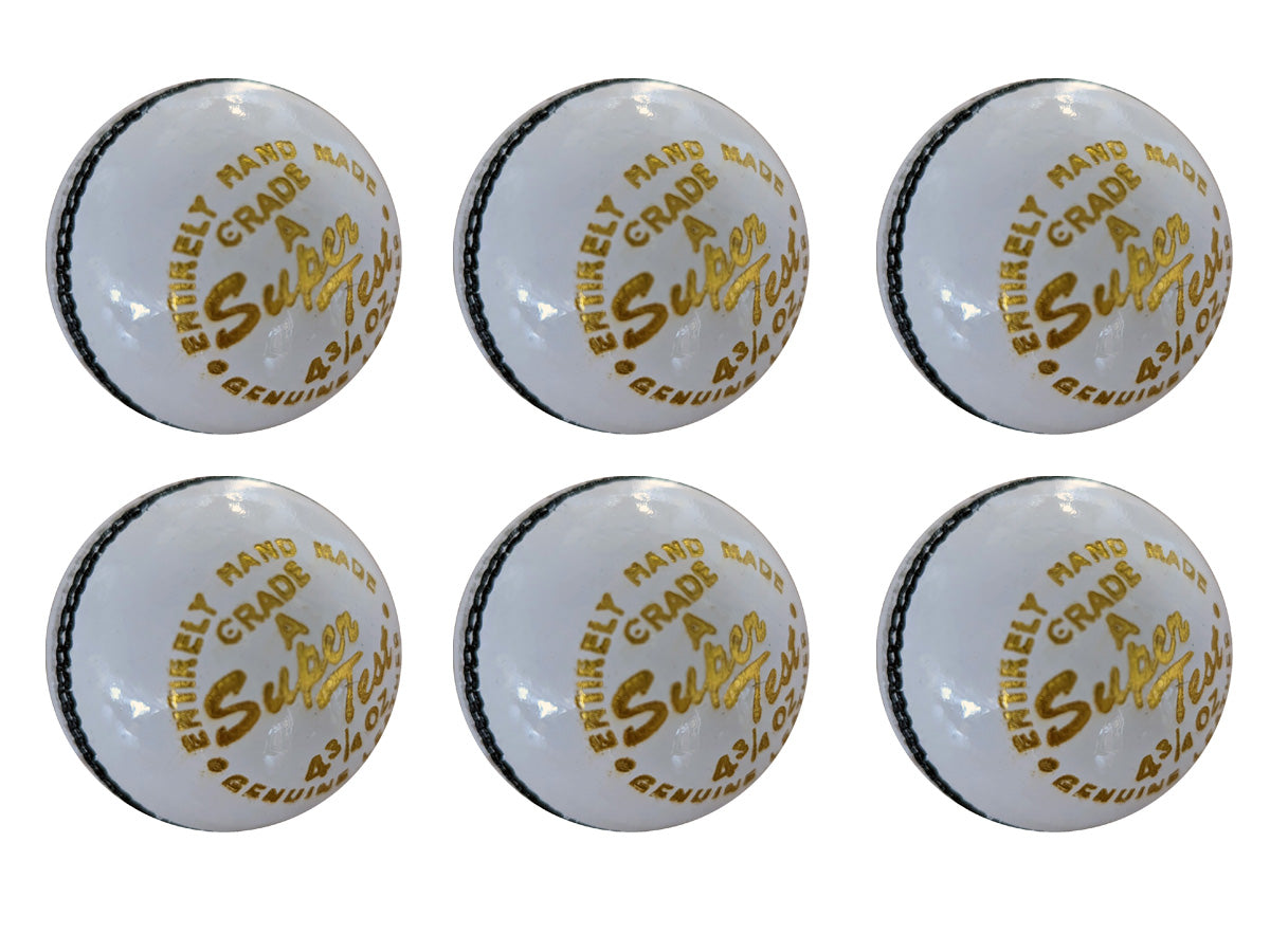 Salamander Super Test T20 Cricket Ball Box of 6: White