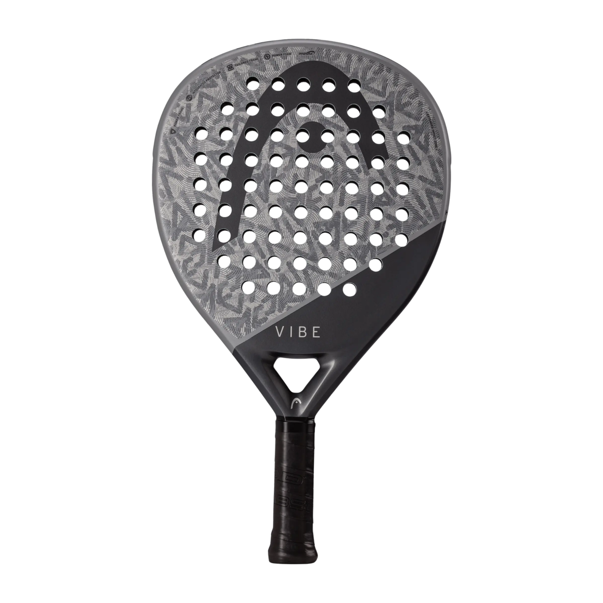 Head Vibe Padel Racket: Grey/Black