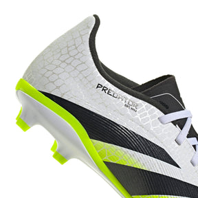 Adidas Predator League FG/MG Junior Football Boots: White