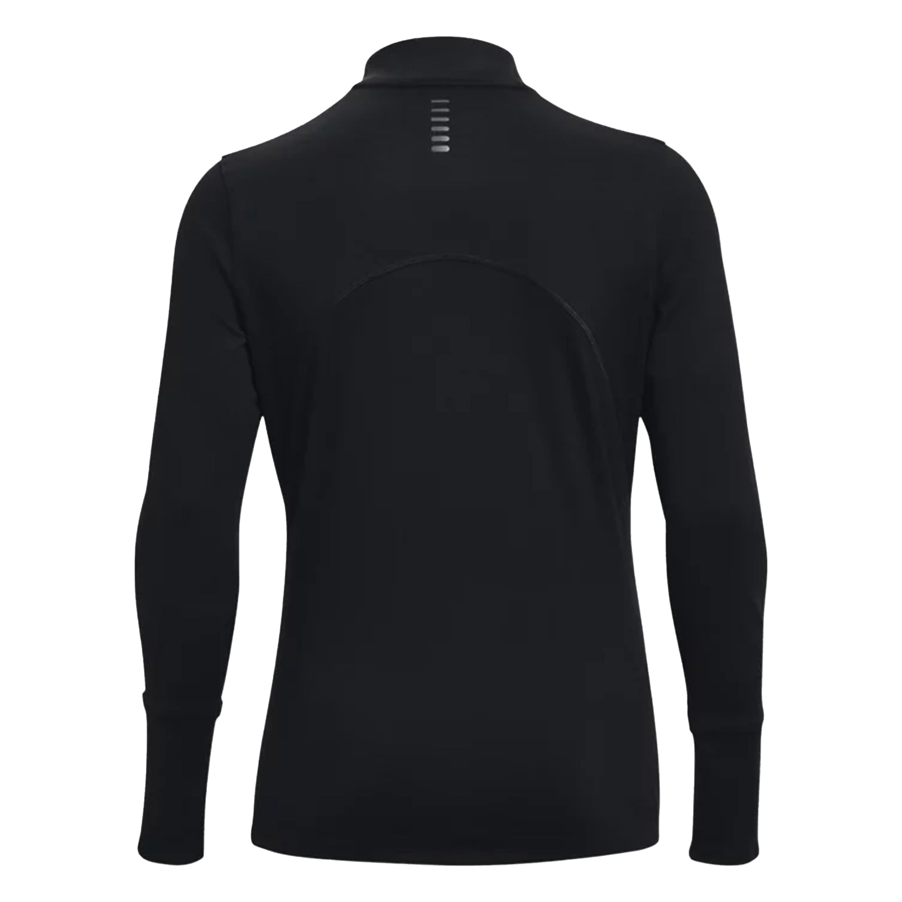 Under Armour Women's Qualifier Run 2.0 Half Zip Top: Black/Reflective