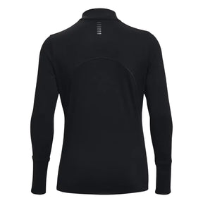 Under Armour Women's Qualifier Run 2.0 Half Zip Top: Black/Reflective