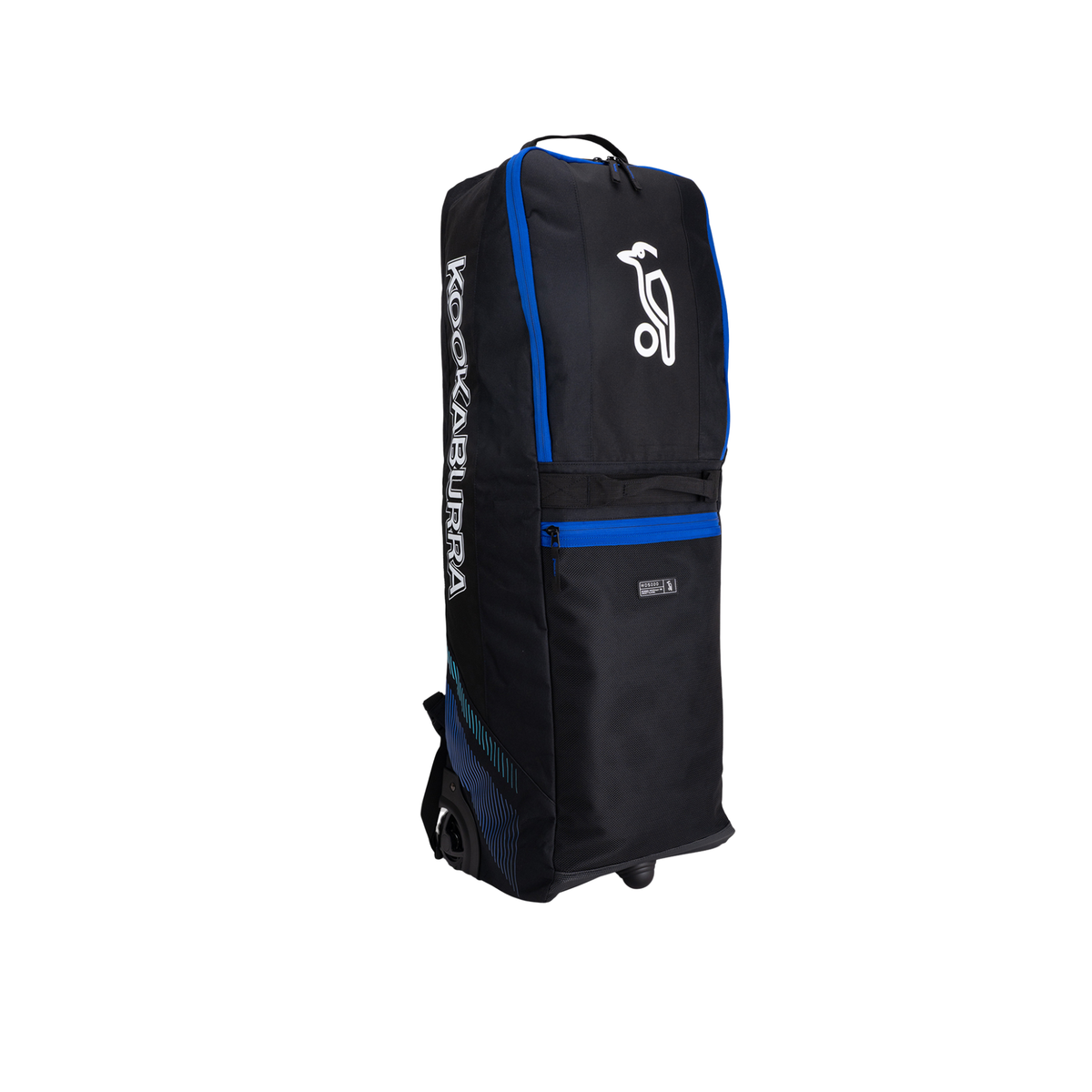 Kookaburra WD5000 Wheelie Duffle Bag 2025: Black/Grey