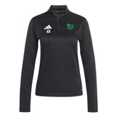 Women's Quarter Zip Training Top: Black