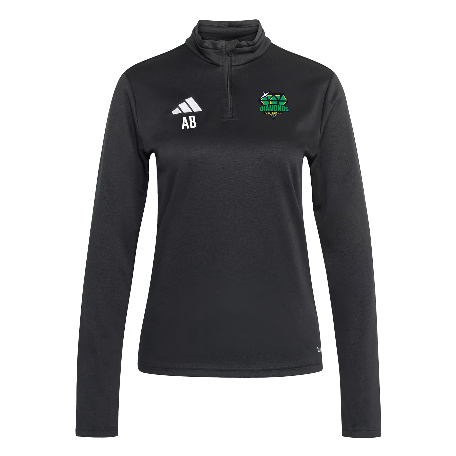 Women's Quarter Zip Training Top: Black