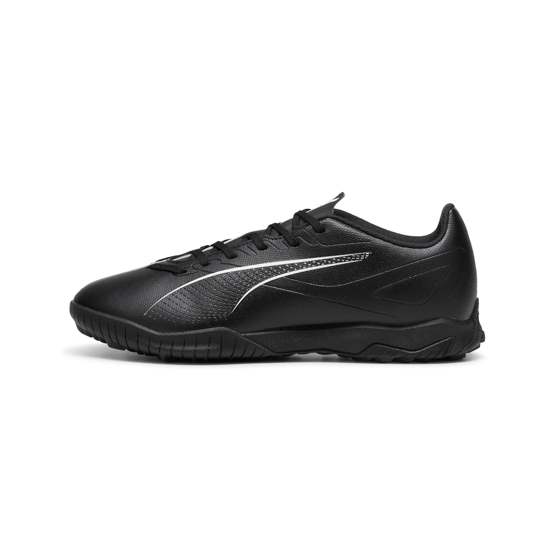 Puma ULTRA 5 Play TT Junior Football Boots: Black/White