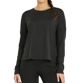 Athlecia Pacy Womens Long Sleeve Tee: Black