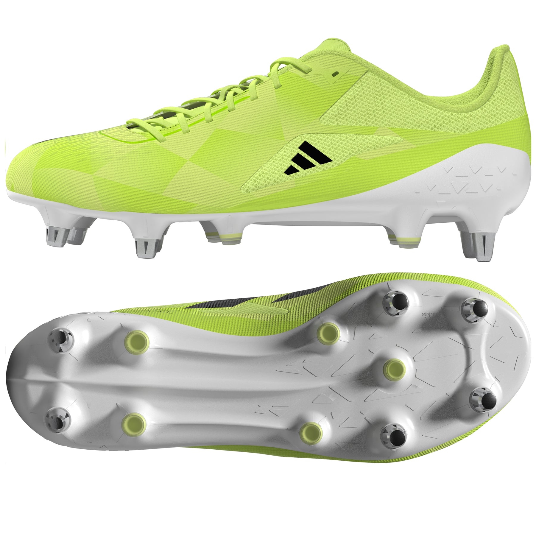 Adidas Adizero RS-15 Ultimate SG Rugby Boots: Yellow