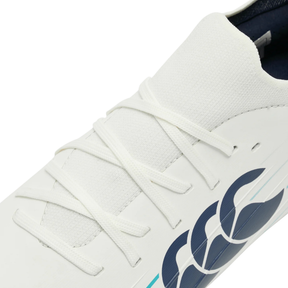 Canterbury Speed Falcon Pro SG Rugby Boots: White/Green