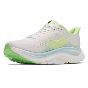 Hoka Clifton 11 Women's Running Shoes: Frost/Neon Yuzu