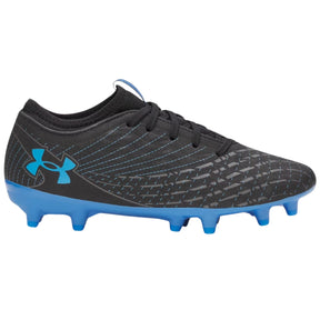 Under Armour Magnetico Select 5 Junior Football Shoes: Black/Castlerock/Blue
