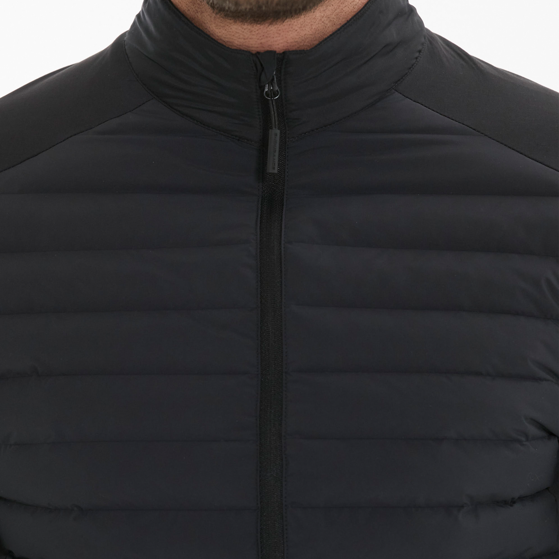 Endurance Benst Mens Hybrid Waterproof Primaloft Jacket: Black