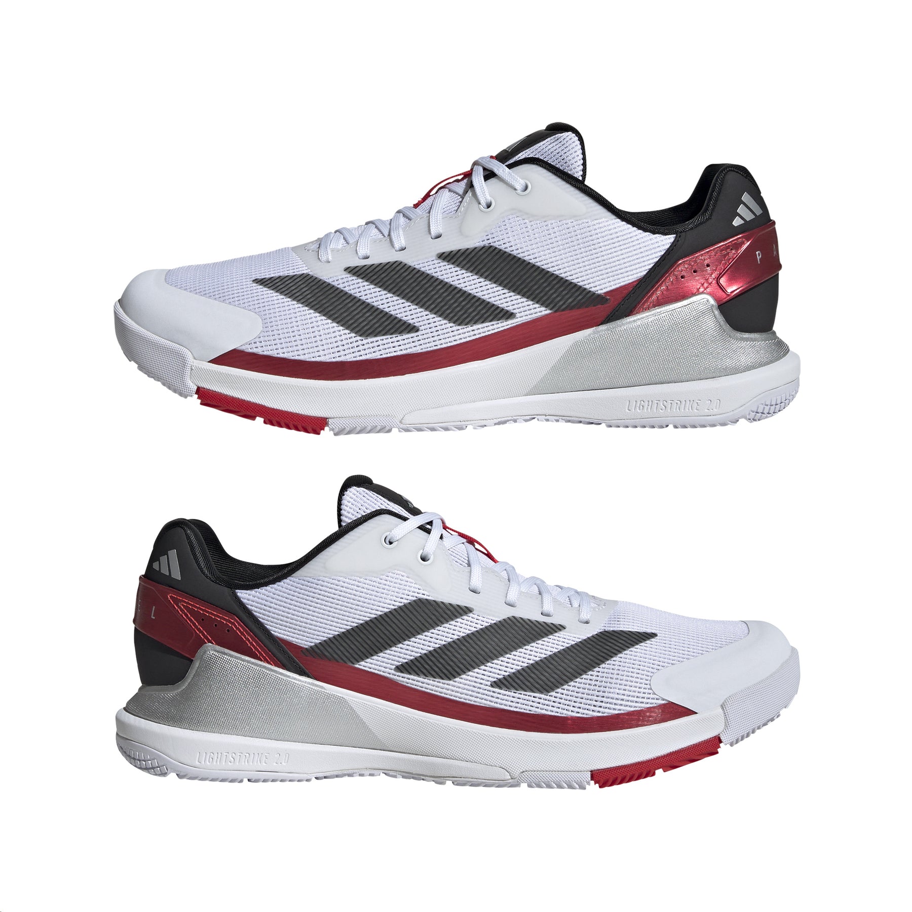Adidas Crazyquick Men's Padel Shoes: White - Main Image