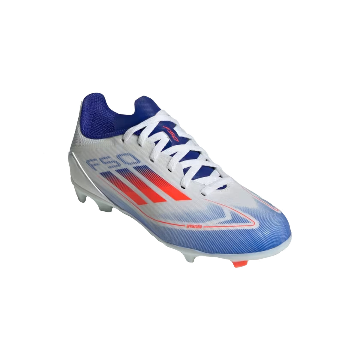 Adidas F50 League FG/MG J Football Boots: White