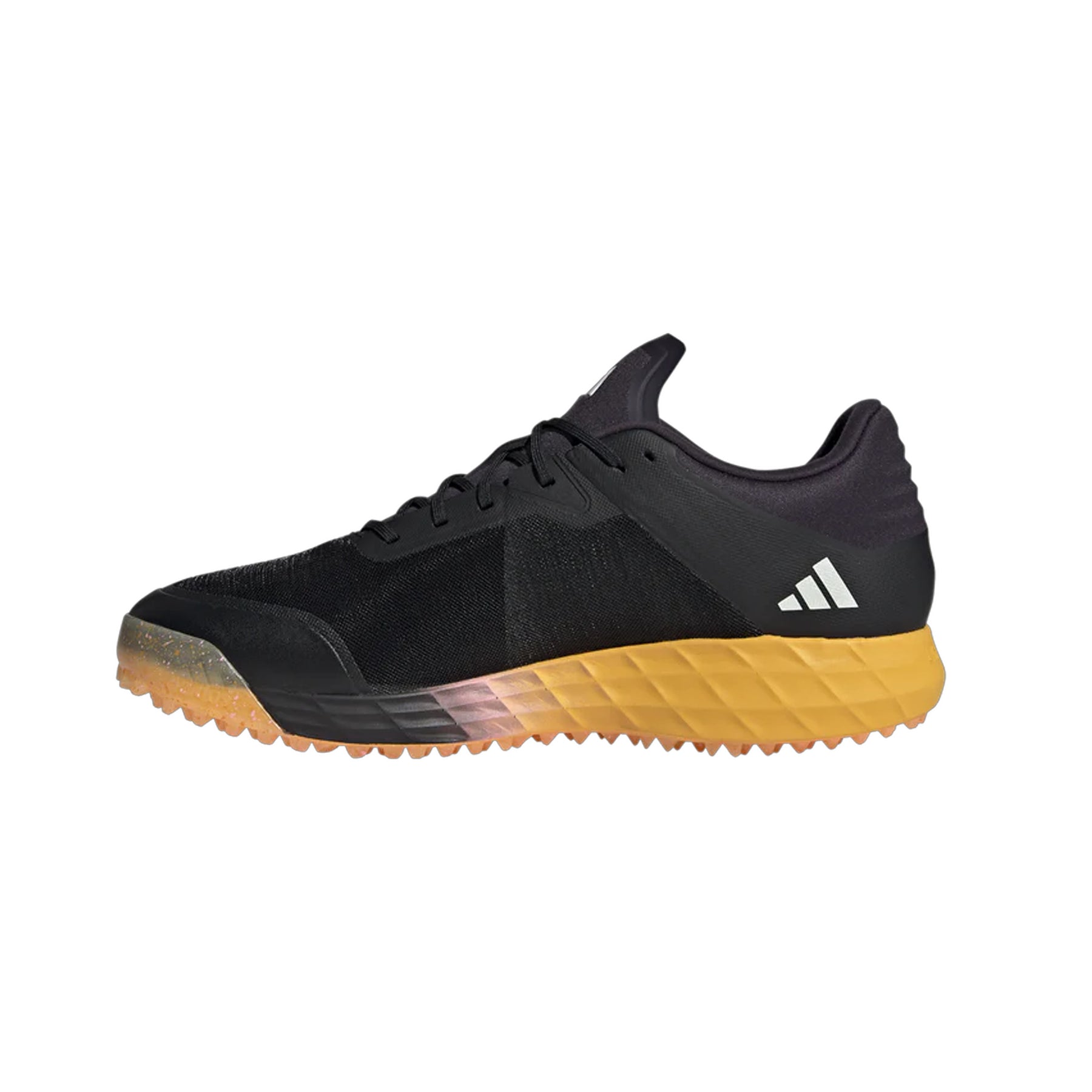 Adidas Hockey Lux 2.2S Hockey Shoes: Black/Yellow