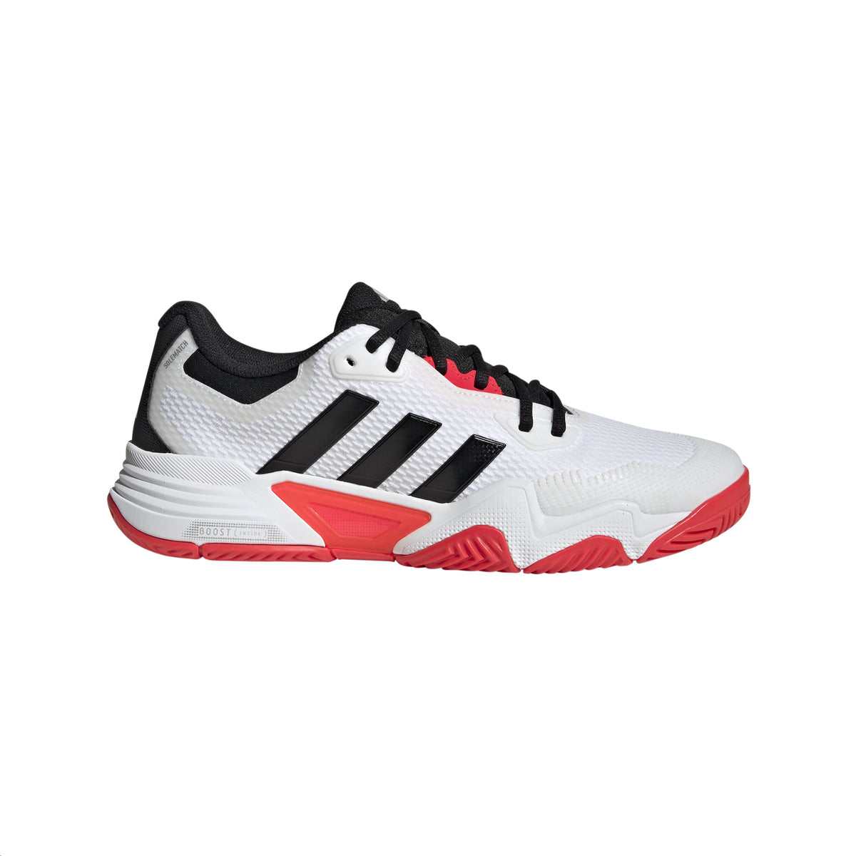 Adidas Solematch Control 2 Mens Tennis Shoes: White/Black/Red
