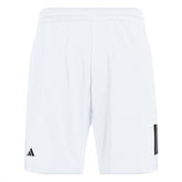 Adidas Club 3 Stripe Mens Tennis Shorts: White