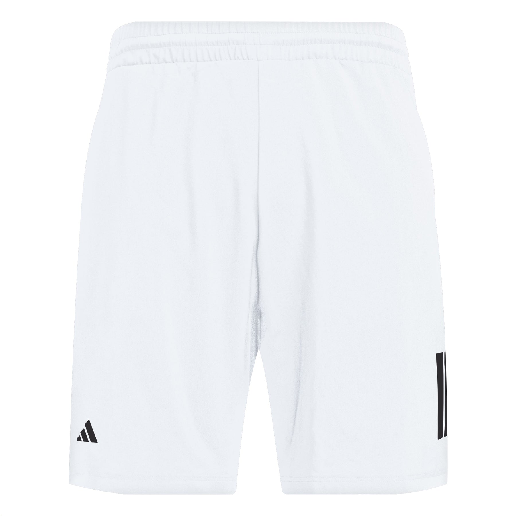 Adidas Club 3 Stripe Mens Tennis Shorts: White