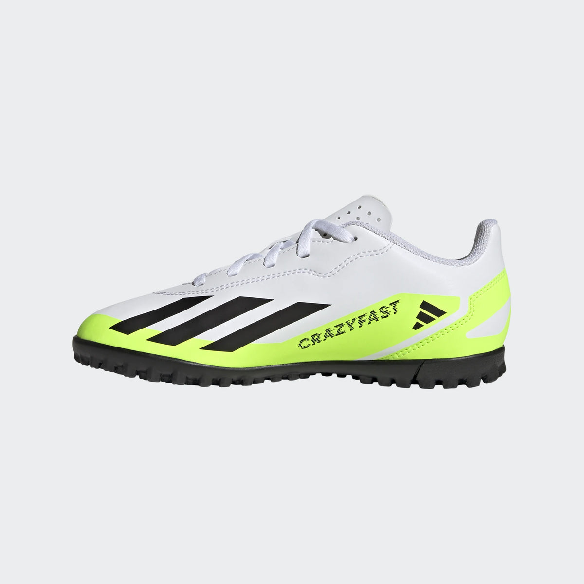 Adidas X Crazy Fast .4 Astro Junior Football Boots: White/Green