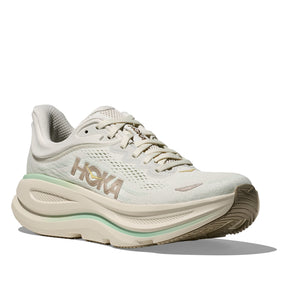 Hoka Bondi 9 Women's Running Shoes: Truffle Salt/Sea Glass