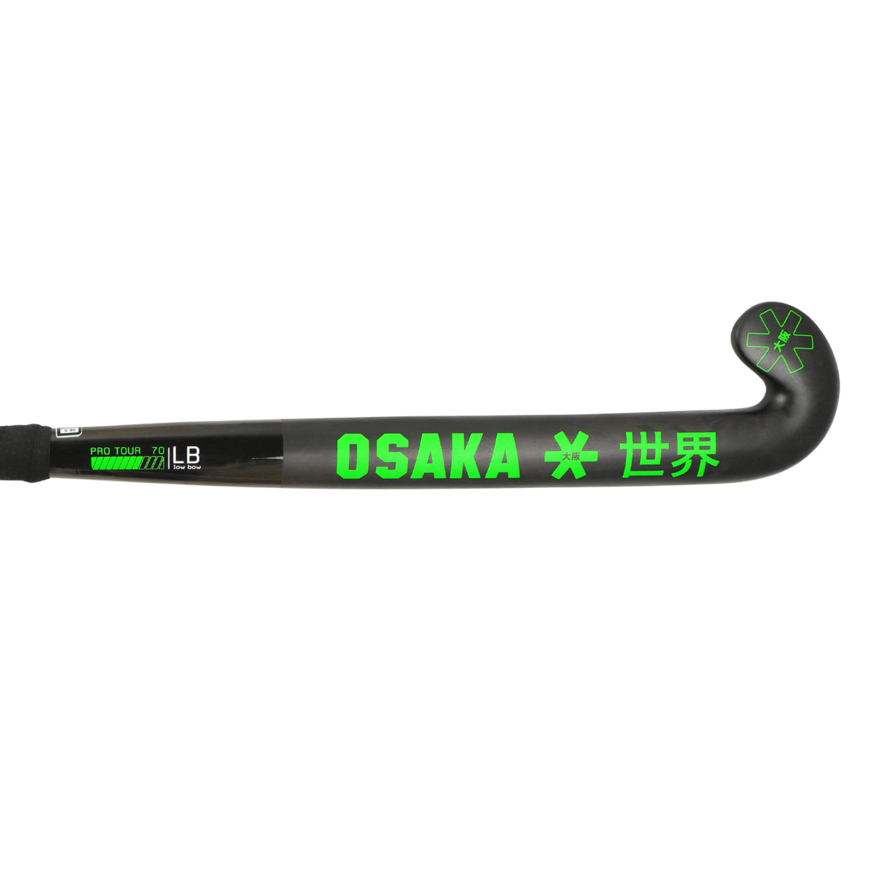 Osaka Pro Tour 70 2.0 Low Bow Hockey Stick: Iconic Black