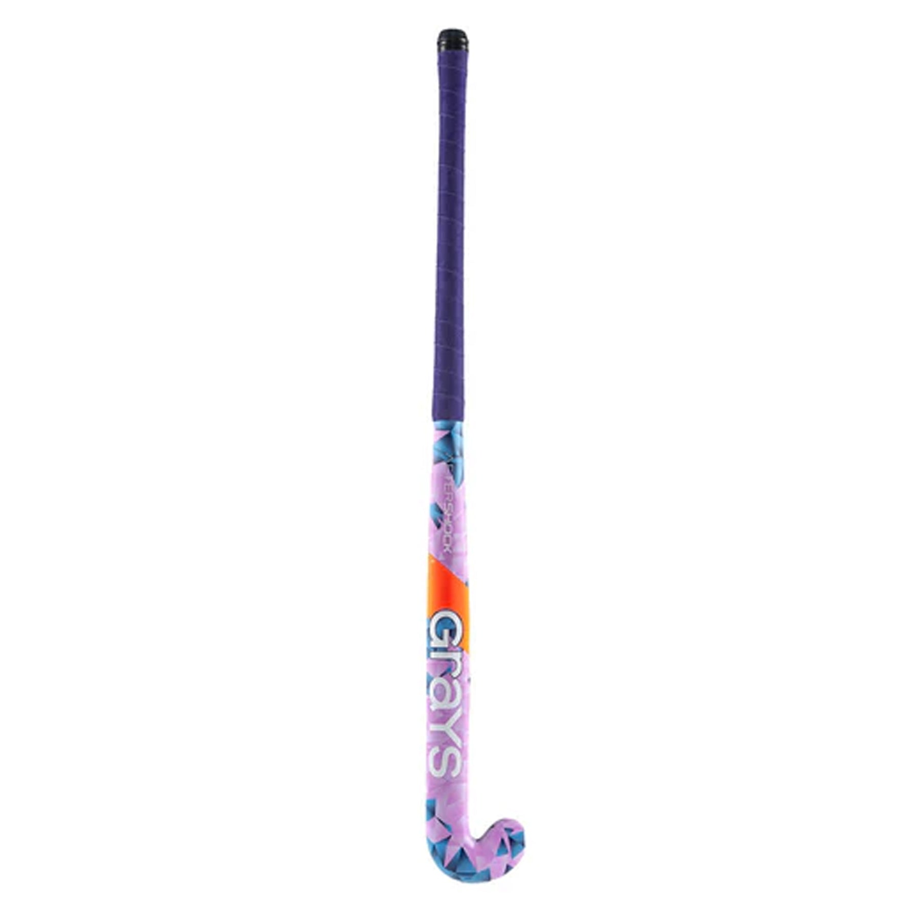 Grays Aftershock Ultrabow Junior Hockey Stick: Blue/Purple