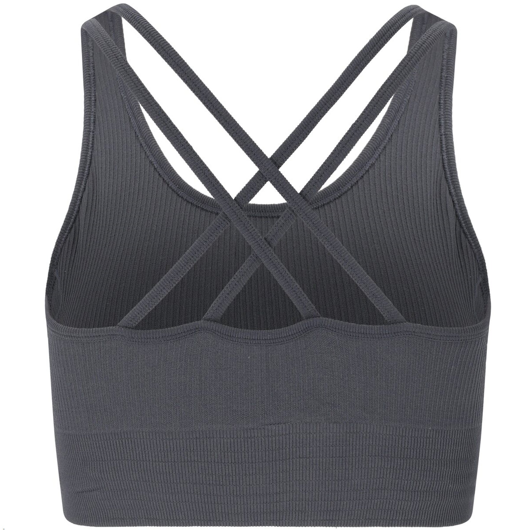 Athlecia Aideny Womens Seamless Rib Bra Top: Ombre Blue