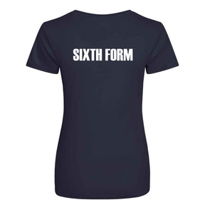 Amersham School 6th Form Female Fit Training Tee: Navy