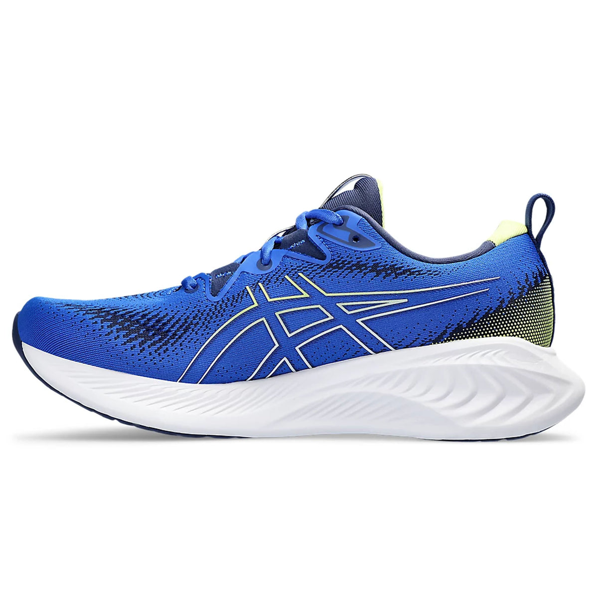 Asics Gel Cumulus 25 Mens Running Shoes: Illusion Blue/Glow Yellow