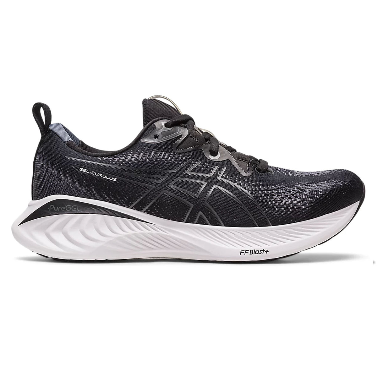 Asics Gel Cumulus 25 Womens Running Shoes Black White
