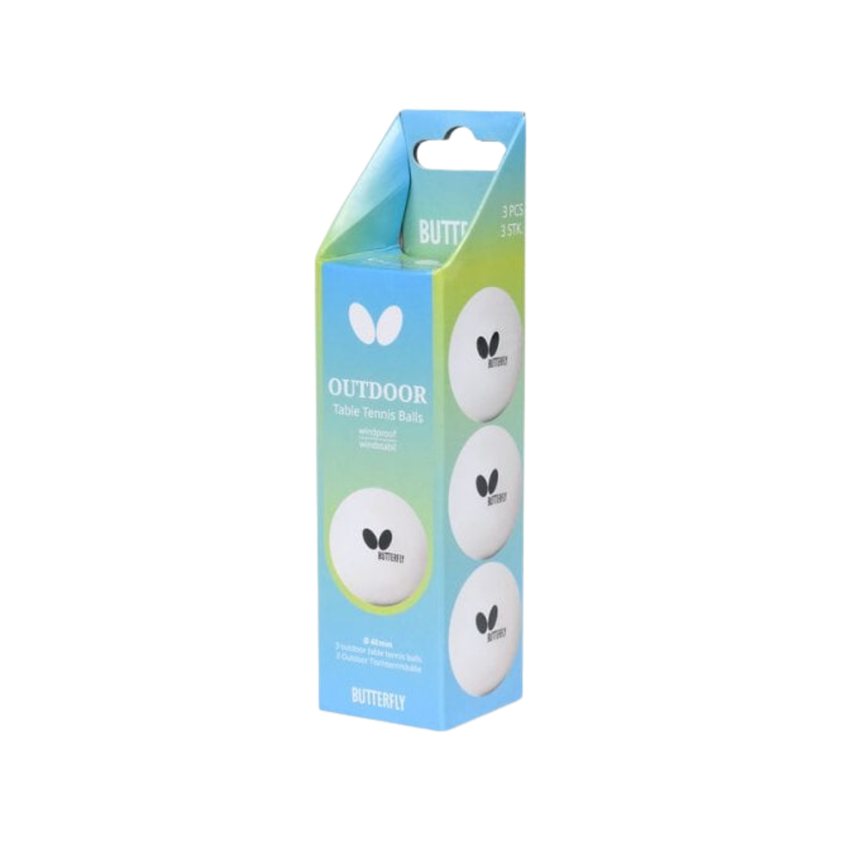 Butterfly Outdoor Balls 3 Pack