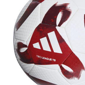 Adidas Tiro League TB Football: White/College Burgundy/College Red
