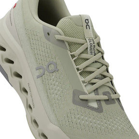 On Cloudsurfer Trail 2 Mens Running Shoes: Chalk/Ghost