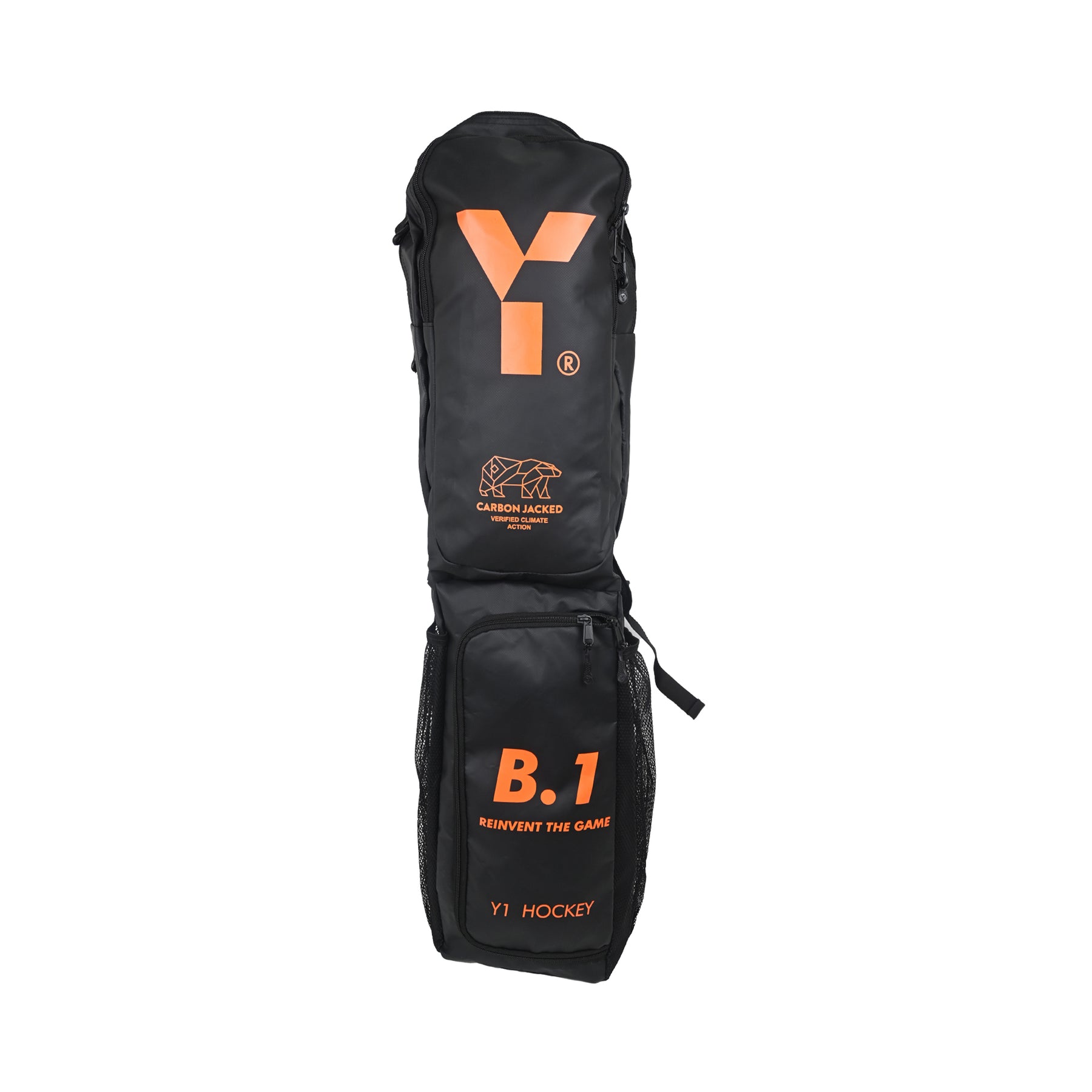 Y1 B1 Hockey Stick Bag : Black/Orange