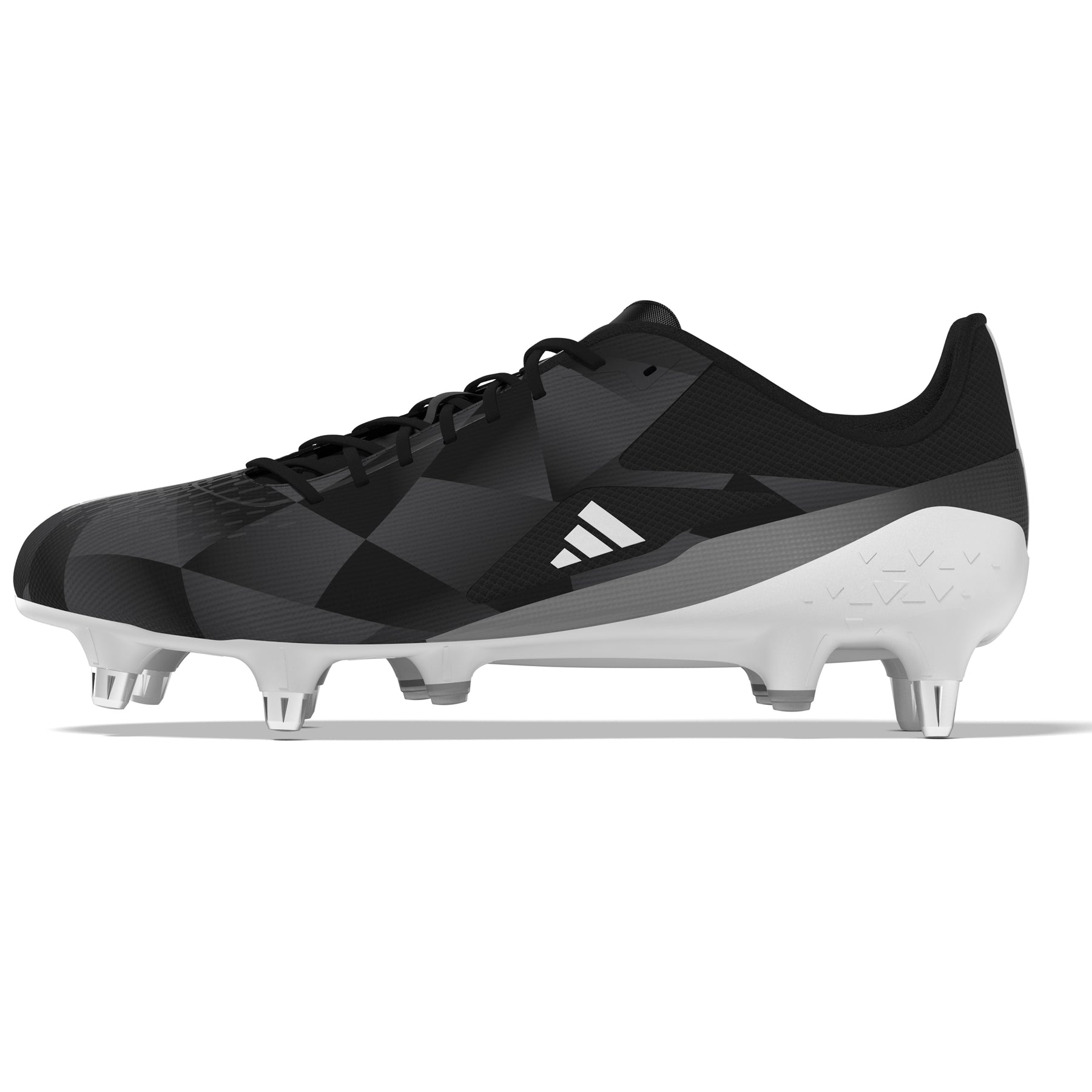 Adidas Adizero RS-15 Ultimate SG Rugby Boots: Black