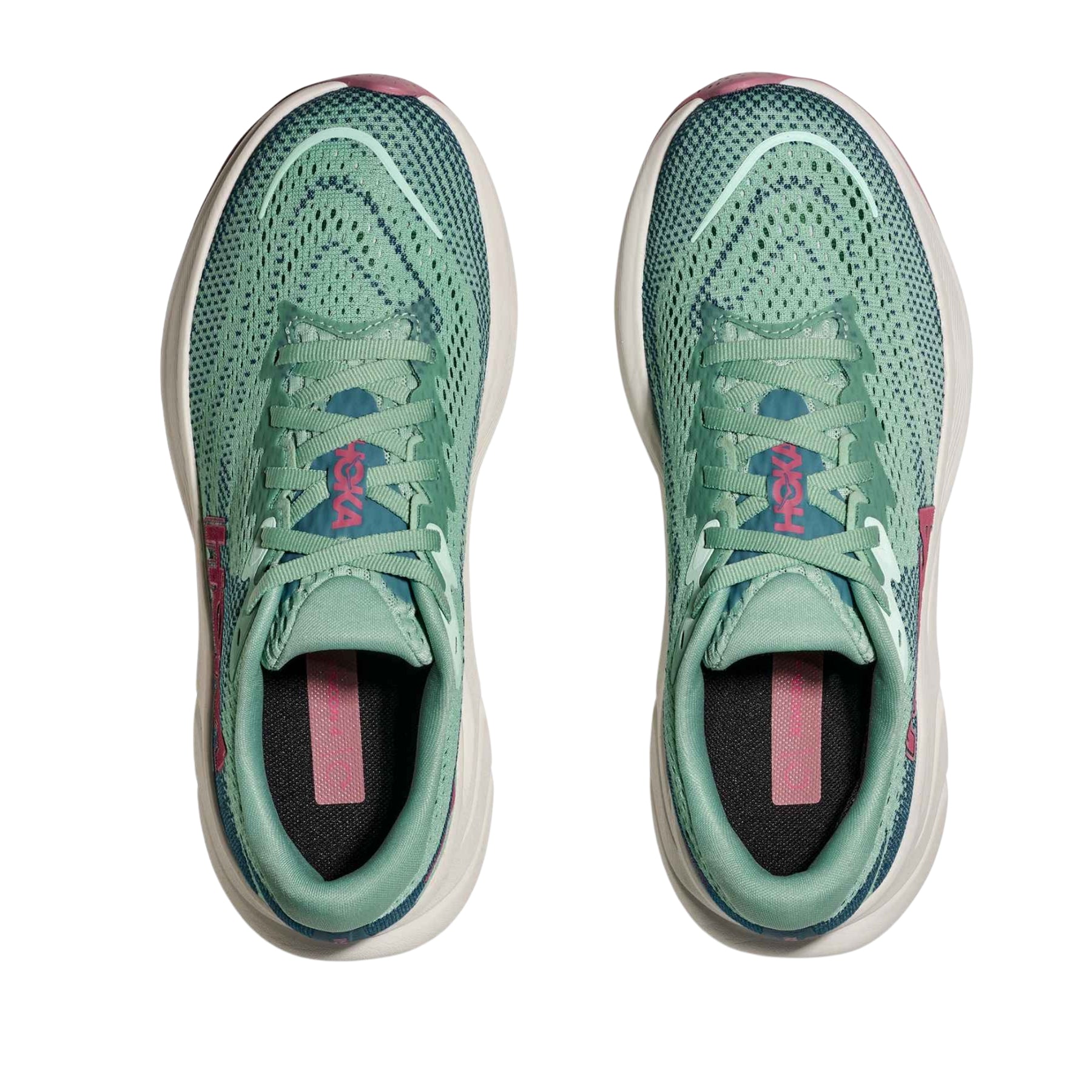 Hoka Rincon 4 Women's Running Shoes: Jadeite/Alpine Blue