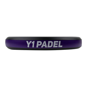 Y1 Panna Padel Racket: Black/Green/Purple