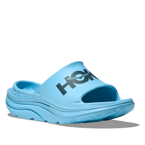 Hoka Ora Athletic Slides: Soaring Blue/Faded Navy