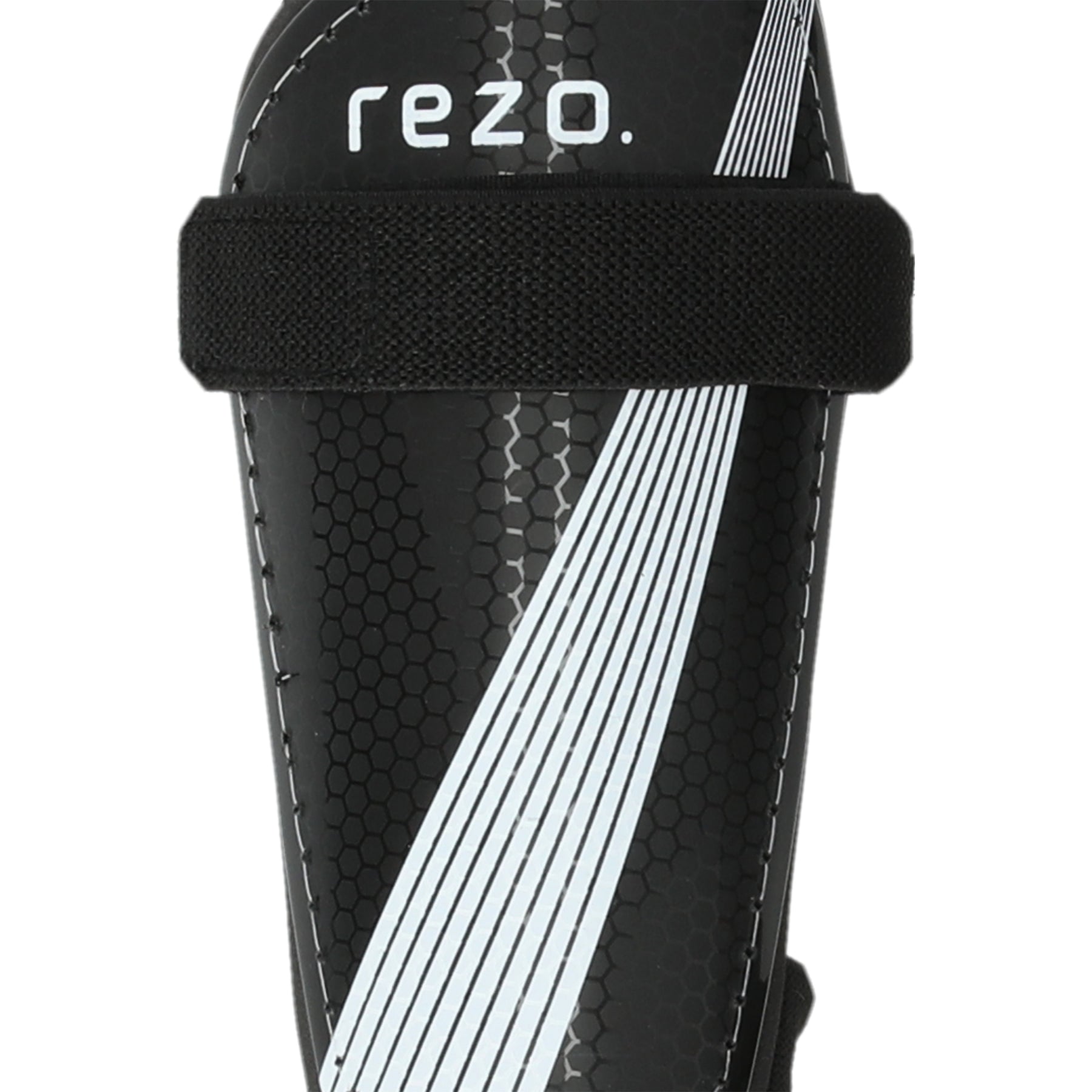Rezo Irwin Shin Guards With Fixed Sock: Black