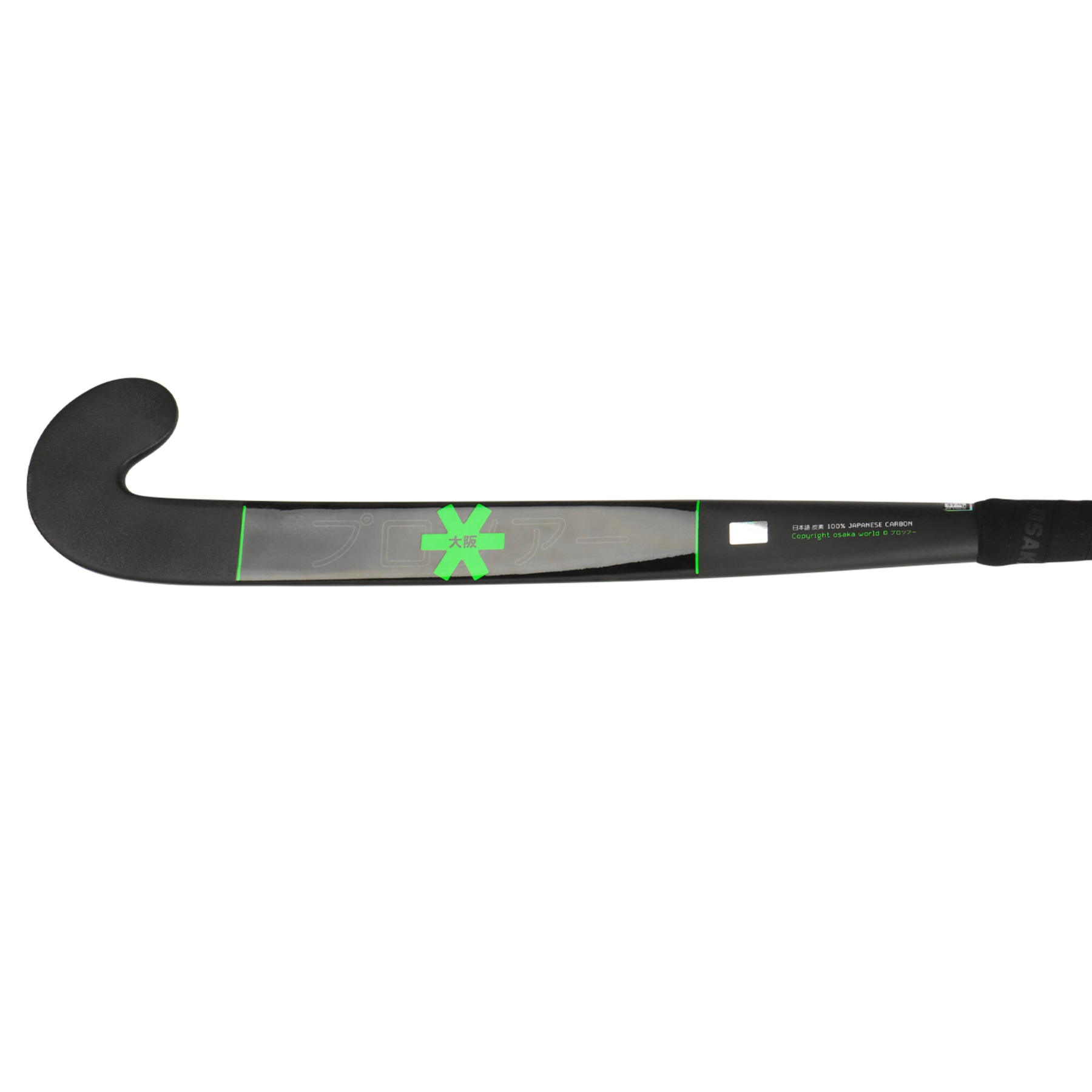Osaka Pro Tour 100 2.0 Low Bow Hockey Stick: Iconic Black