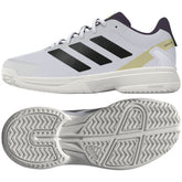 Adidas Ubersonic Kids Tennis Shoes: White/Plum