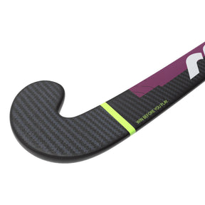 Mercian Elite CF95 Pro Hockey Stick: Carbon/Red Irridescent